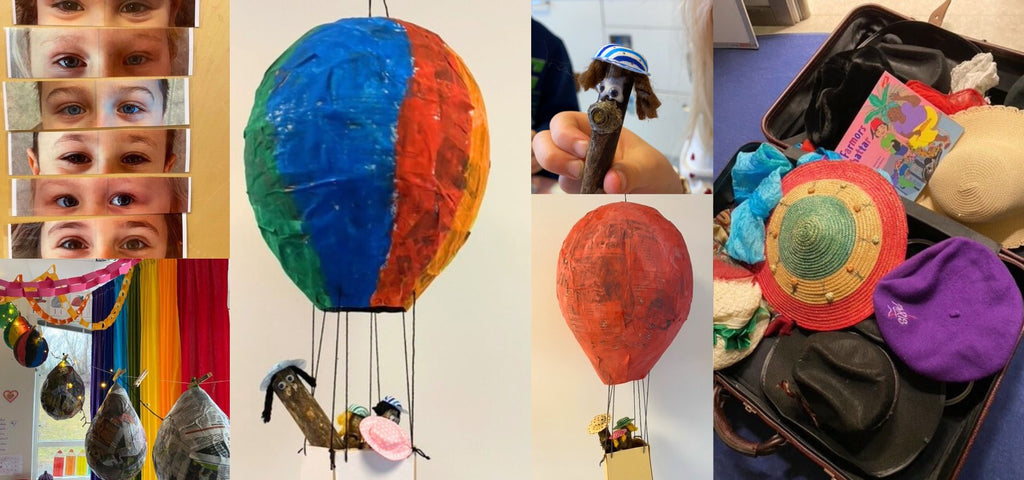 Ett roligt projekt för förskolan med inspiration från Farmors hattar!