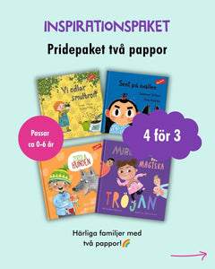 Pridepaket: Två pappor 0-6 år