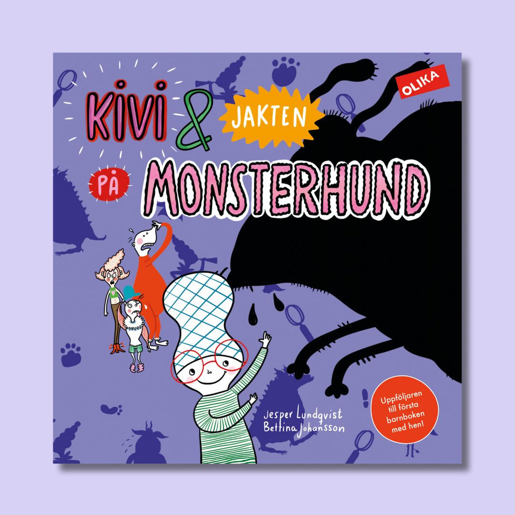 Omslag barnboken Kivi & och jakten på Monsterhund