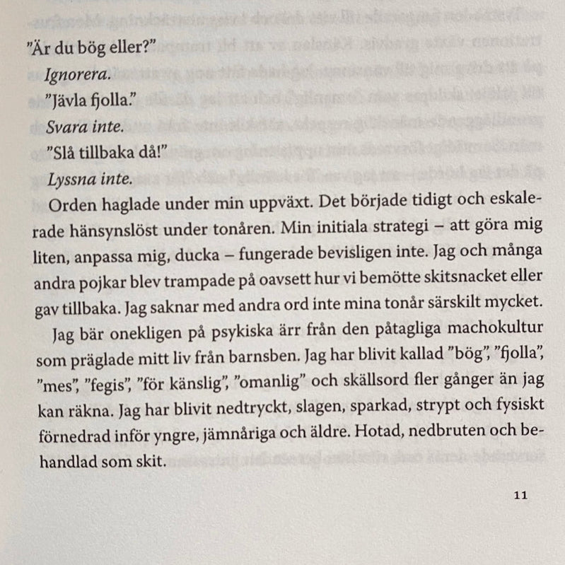 En sida ur boken med text