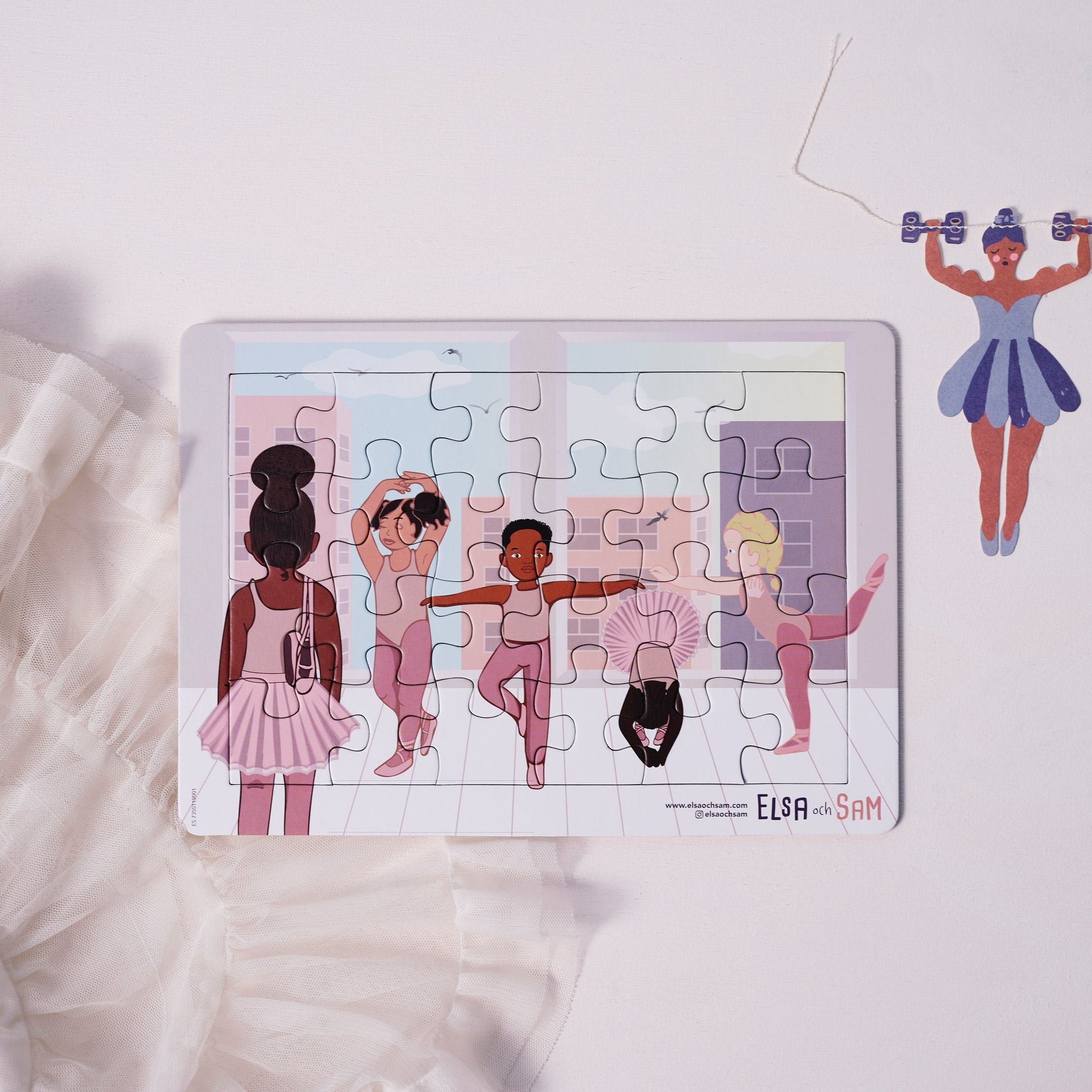 Ballerina puzzle from Elsa Sam 3 6 years OLIKA