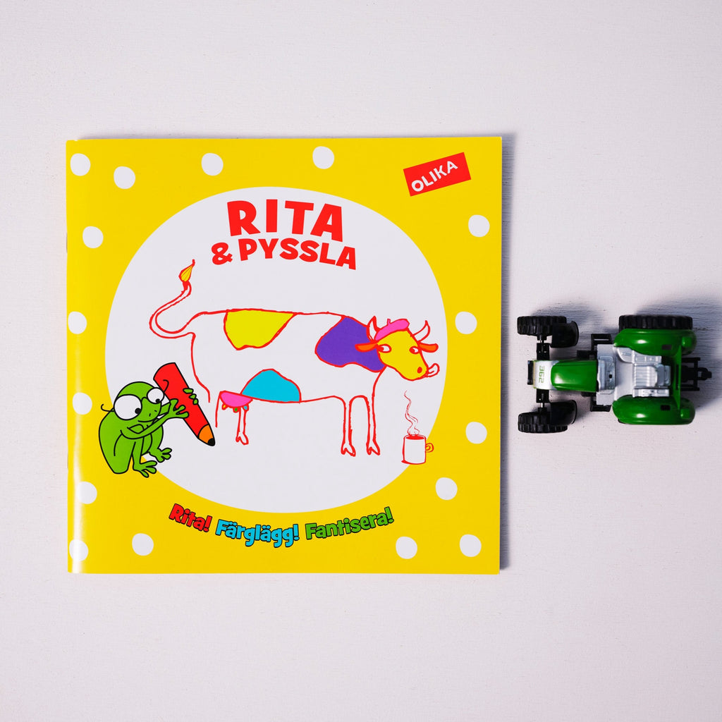 Rita & pyssla - Pyssel 3-6 år - OLIKA förlag - Illustratör: Anna Tim